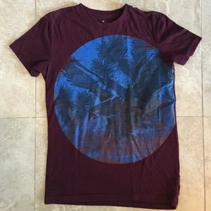 American Eagle Mens T-shirt Red Small